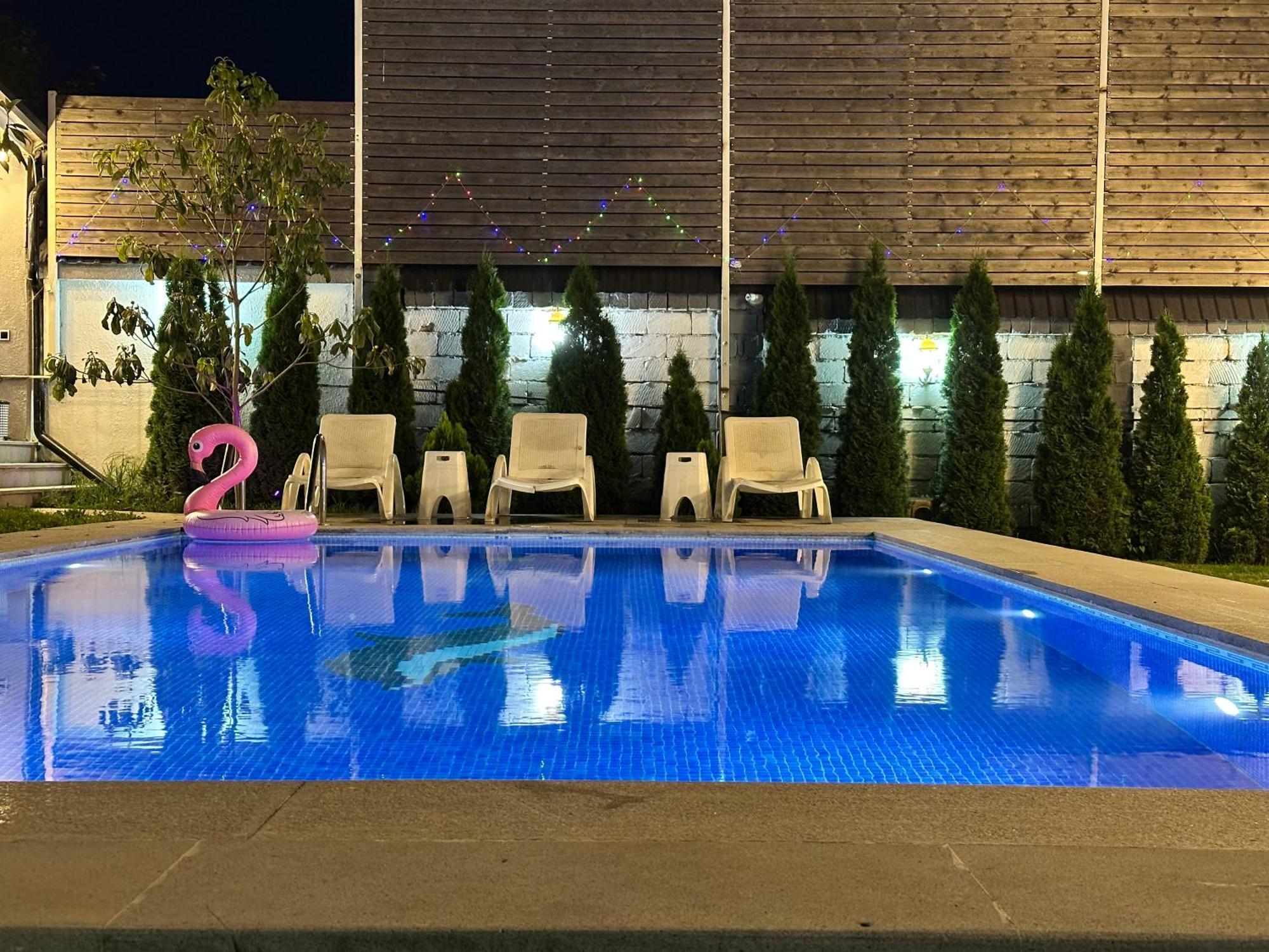 Qafqaz Mountside Chalet Gabala Exterior foto